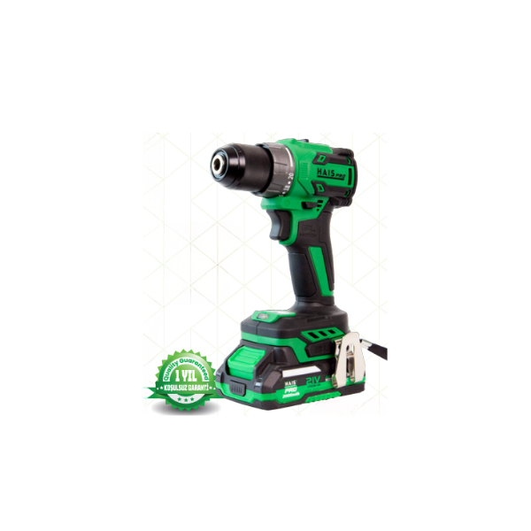 HAIS PRO RB-DB2101 21V Kömürsüz Profesyonel Akülü Vidalama Matkap Çift Akülü