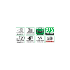 HAIS PRO RB-819 21V Kömürsüz Profesyonel Akülü Somun Sıkma Çift Akülü 3/4''