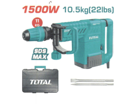 TOTAL SDS-MAX Kırıcı Matkap 1500W 10 Kg TH215002 | Profesyonel Beton ve Kırım Makinesi