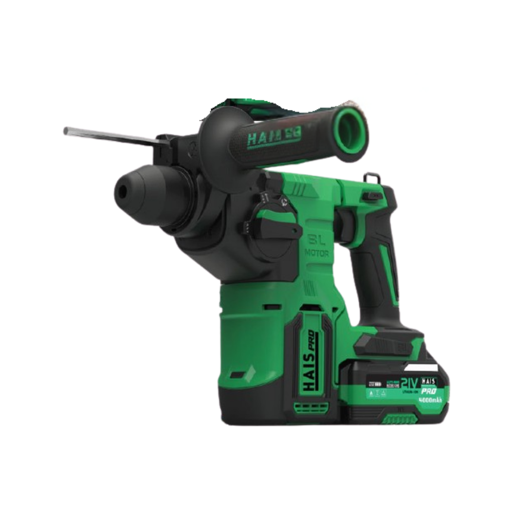HAIS PRO RB-BH26 21V Kömürsüz Profesyonel Şarjlı Kırıcı Delici Matkap Çift Akülü