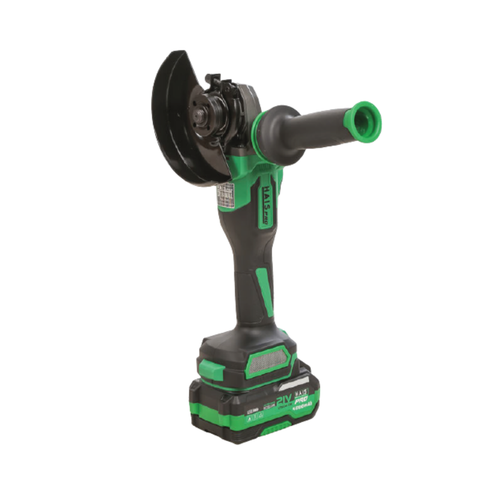 HAIS PRO JM-125A 21V Kömürsüz Profesyonel Avuç Taşlama Makinesi Çift Akülü Devir Ayarlı