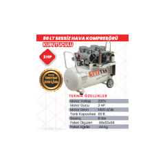 Kuletas 80 LT Kurutuculu Hava Kompresörü | 2 HP
